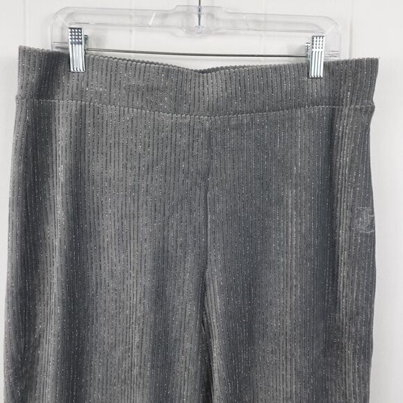 Juicy Couture Womens Grey Ribbed Metallic Thread X-Large - Picture 3 of 11